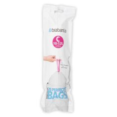 Brabantia PerfectFit Bin Liner Bags - Size C (Pack of 20)