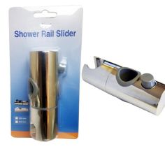 Shower Rail Slider - Chrome 19mm