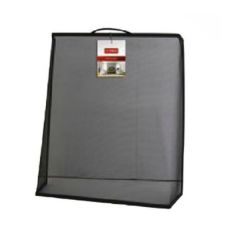 Sloped Spark Guard  (Size 60cm x 53cm) - Black