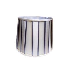 Silver Pleat Lamp Shade - 28cm