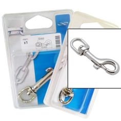 Chapuis Nickel Plated Pump Snap Hooks With Swivels