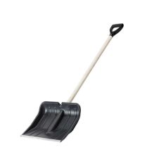 Bulldog Plastic Snow Shovel (Wooden Handle