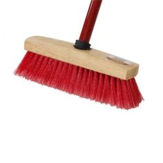 Junior Soft Sweeping Brush With Coloured Handle