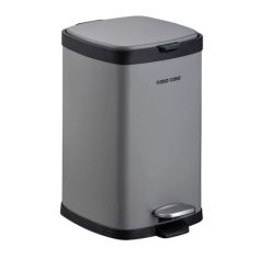 Casa Soho 12L Matt Grey Pedal Bin