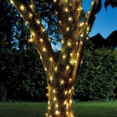 Solar Strings - 100 Warm White LEDs Outdoor Lights