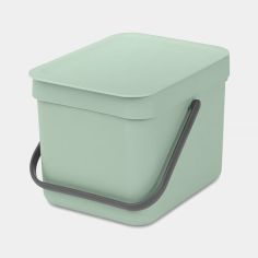 Sort & Go Waste Bin 6L - Jade Green 