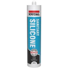 Soudal Trade Sanitary Silicone 290ml - White 