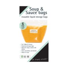 Planit Soup & Sauce Bags 1L -  6 Pack