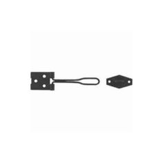 75mm (3") EXB Wire Hasp & Staple (Black)