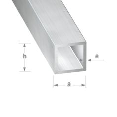 Raw Aluminium Square Tube - 8mm x 8mm x 1m