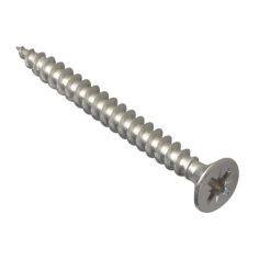 Countersunk Stainless Steel Pozi Screws - 5.0 x 50mm x 200