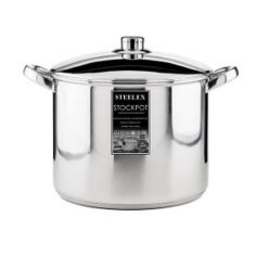 Steelex 30cm Stockpot With Steel Lid