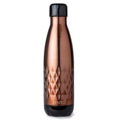 Stainless Steel Diamond Copper Vacuum Water Bottle 500ml 