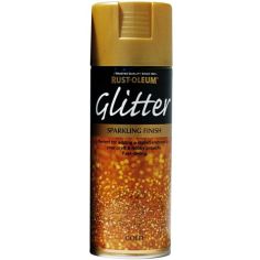 Rust-Oleum Glitter Sparkling Finish Spray Paint - Gold 400ml
