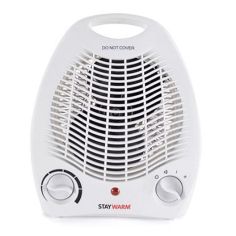 StayWarm 2000w Upright Fan Heater - White