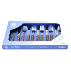 Steak Knife & Fork - Set of 12