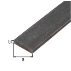 Steel Flat Profile Raw Finish - 30 x 6mm x 2m  