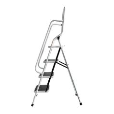 Vida 4 Step Folding Stool With Handrail