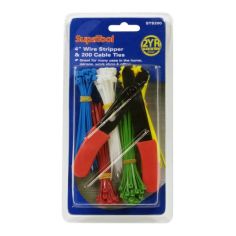 SupaTool Wire Stripper & 200 Cable Ties