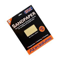 Stuk Glasspaper Sanding Paper - Grit 40 3 Extra Coarse - Pack Of 25