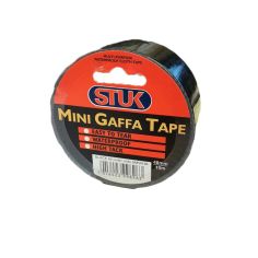 Stuk Mini Black Gaffa Tape - 48mm x 10m
