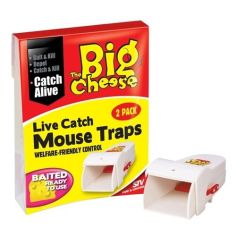 The Big Cheese Live Catch Mouse Traps - 2 Pack