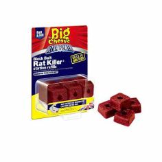 Big Cheese Ultra Power Block Bait Rat Killer Refill - 6 x 20g