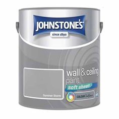 Johnstones Wall & Ceiling Soft Sheen Paint - Summer Storm 5L