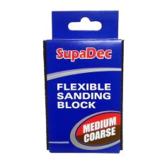 SupaDec Flexible Sanding Block - Medium/ Course