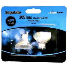 Supalite 20W Halogen MR11 Reflector Light Bulbs