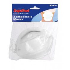 SupaTool Disposable Masks - Pack of 3