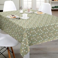 Buttercup Yellow & Green Oilcloth - Price per metre