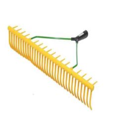 Plastic Lawn Rake 32 Tooth Handled