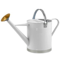 Ambassador Metal Watering Can Cream 2L