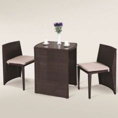 Rattan Mini Cube 2 Seater Set