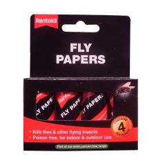 Rentokil Fly Papers - 4 piece