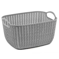 Lace Storage Basket Grey - 9L 