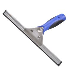 Rubber Grip Stainless Steel Squeegee 12"