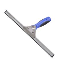 Rubber Grip Stainless Steel Squeegee 14"