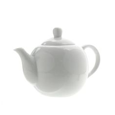 White Ceramic Teapot - 1.1L