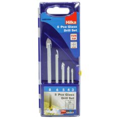 Hilka Glass Drill Bit Set -  5 piece 