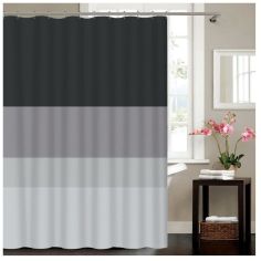 Grafene Bold Striped Polyester Shower Curtain 180 x 180cm