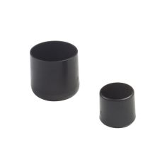 Black Rubber Outer Round Ferrule - 20mm 