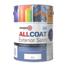 Zinsser AllCoat Exterior Water Based Satin - 500ml Black