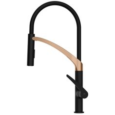 Kitchen Mixer Tap Ultima-50 - Black & Rose Gold