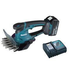 Makita 18V Lxt Grass Shears With 1X 5.0Ah Battery And Fast Charger Plus Hedge Trimmer Attachment