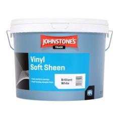 Johnstones Vinyl Soft Sheen Brilliant White 10L
