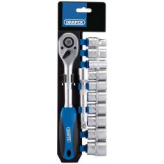 Metric Socket and Ratchet Set 1/2" - 12 Piece