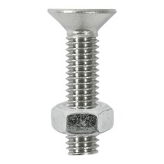 Stainless Steel Countersunk Socket Screws & Hex Nuts - Pack of 4