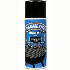 Hammerite Barbecue Paint Aerosol Matt Black 400ml